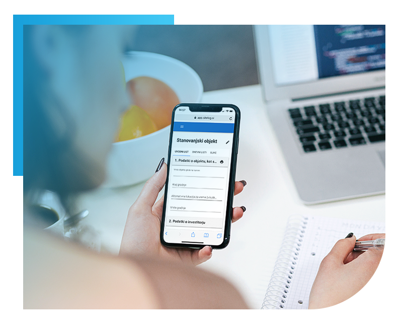 Gradbeni dnevnik na mobilni aplikaciji